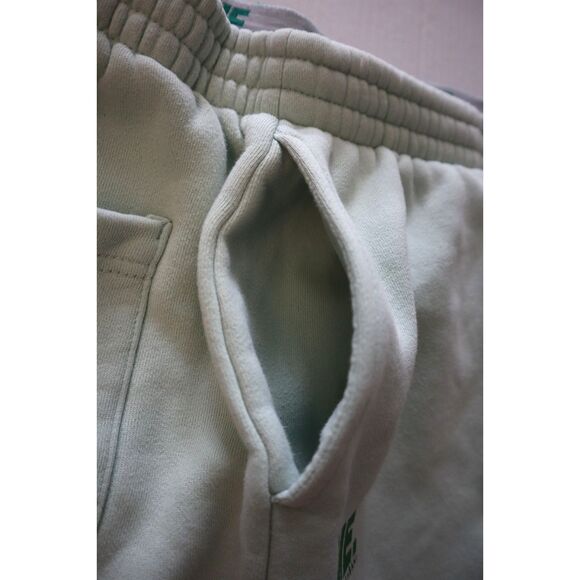 Melody Ehsani Women Sz S Sage Green Core Fleece Double Waistband Sweat Short - Picture 9 of 11